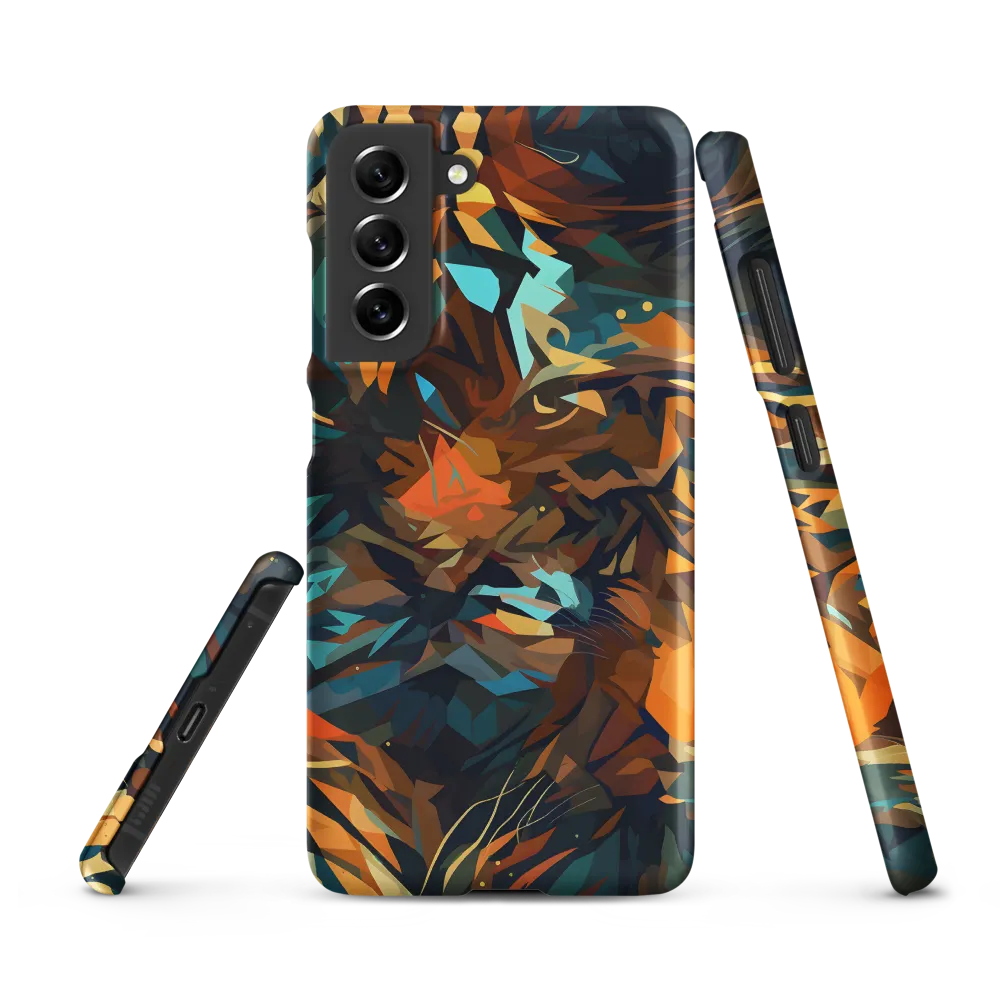 Wild Symphony: Abstract Tigers | Phone Case |  S21 FE | Snap Case | Matte