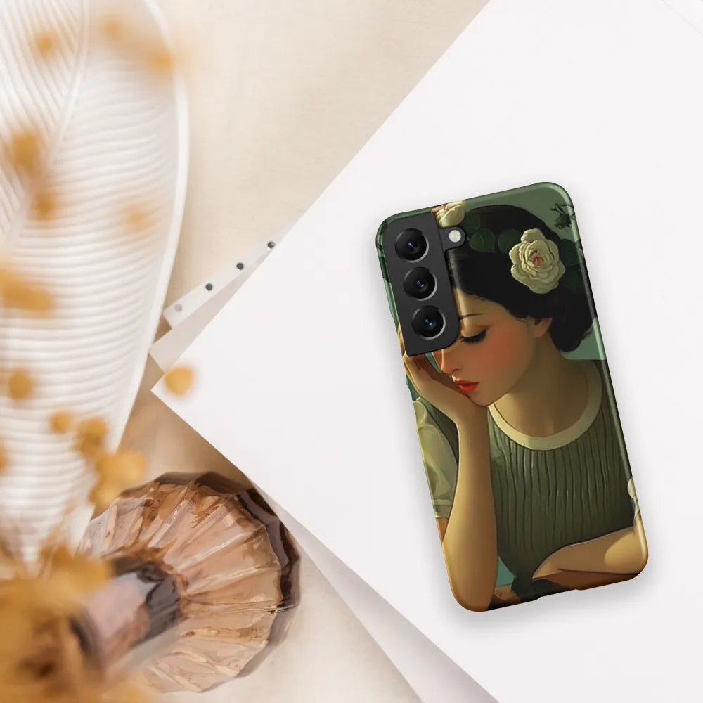 Whispers of Serenity | Phone Case |  S22 | Snap Case | Matte