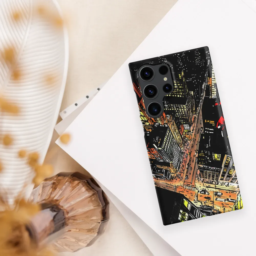 Urban Nightscape: A Bird's-eye View