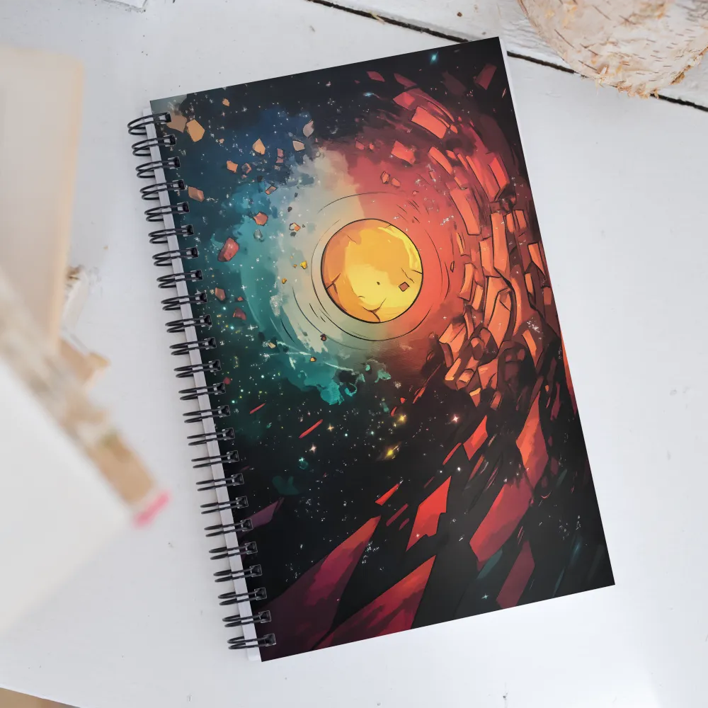 Vortex of the Cosmos | Spiral Notebook