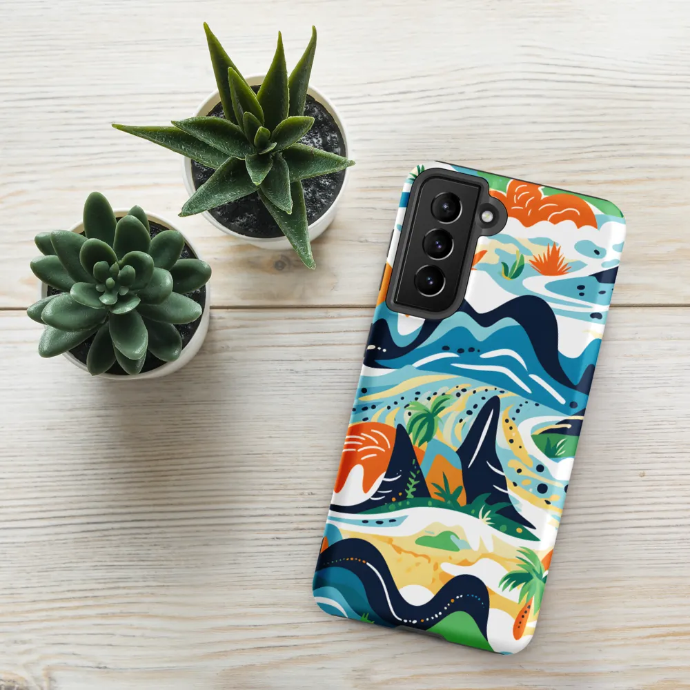 Abstract Tropical Landscape