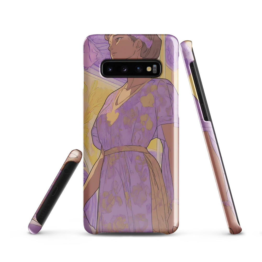 Elegance in Floral Harmony | Phone Case |  S10 | Snap Case | Glossy