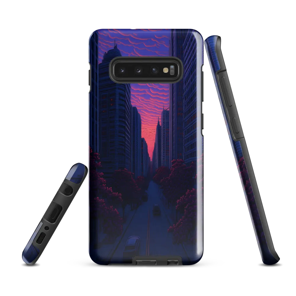 Dusk Serenity in the Urban Jungle | Phone Case |  S10 Plus | Tough Case | Glossy