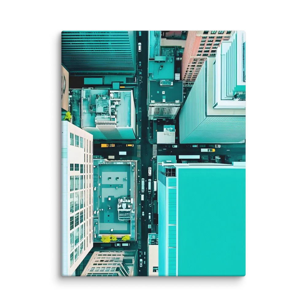 Urban Geometry: Aerial Perspective | Canvas | 30″×40″