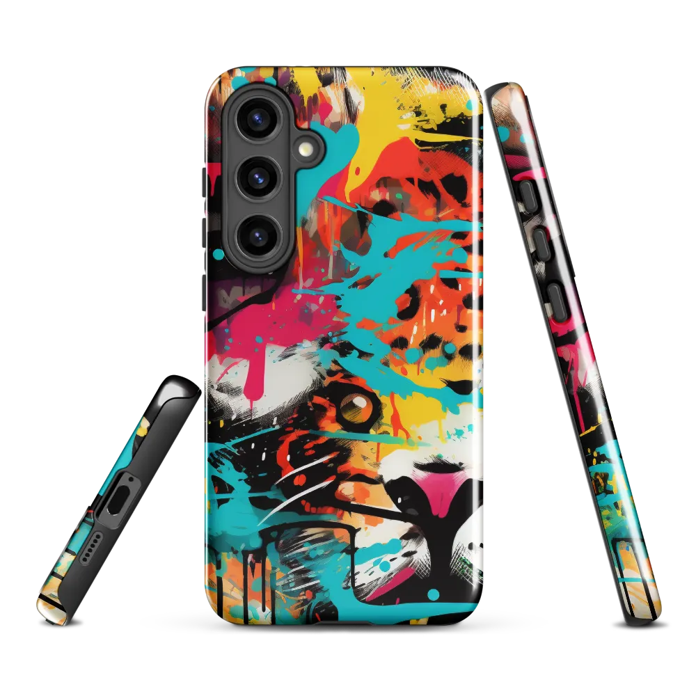 Fierce Fusion: Tiger and Lion in Graffiti