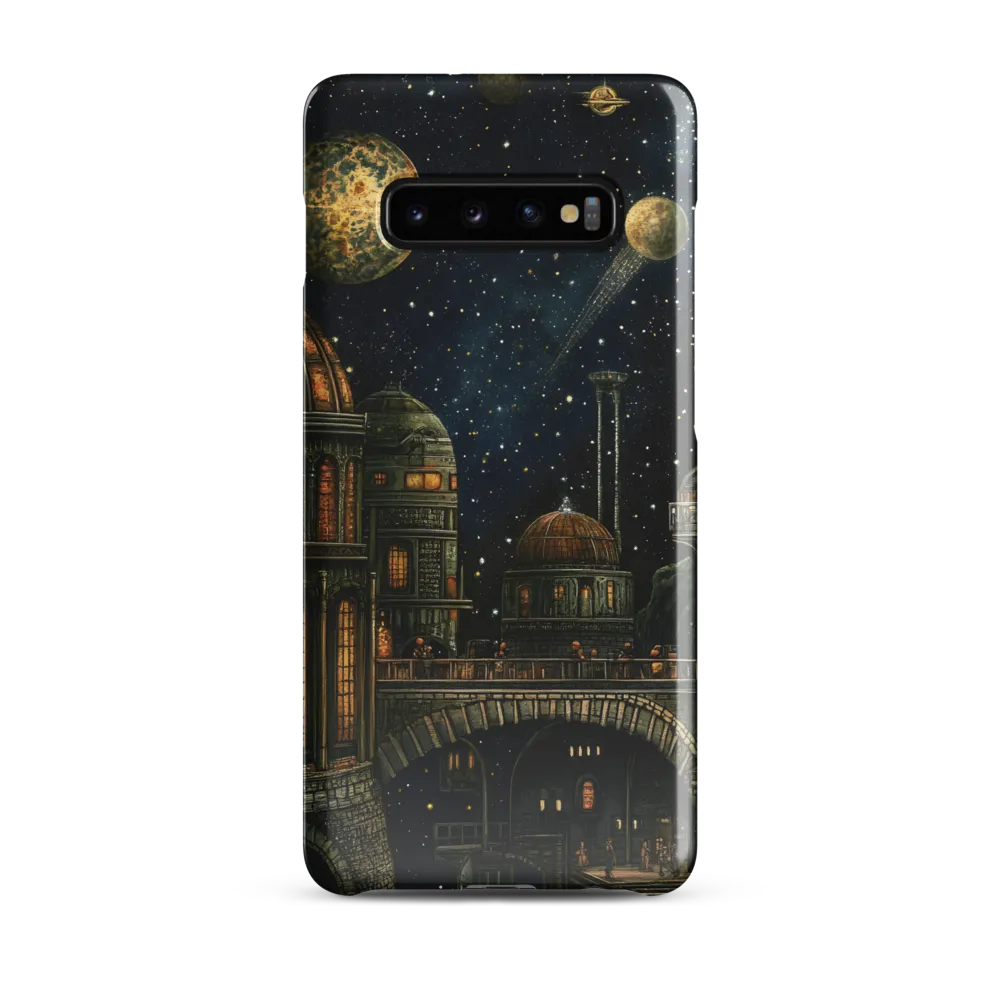 Celestial City: A Journey Through the Cosmos | Phone Case |  S10 Plus | Snap Case | Glossy