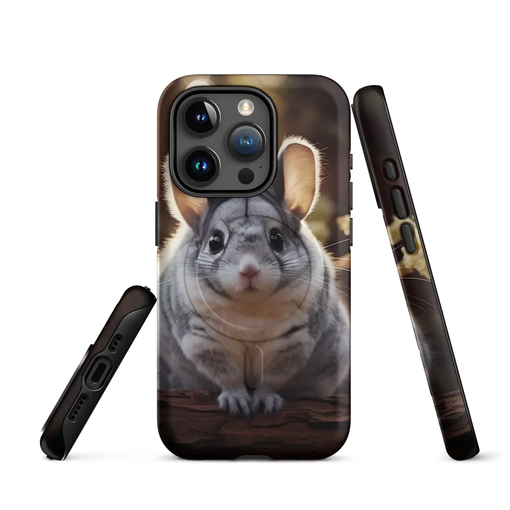 Curious Chinchilla in the Forest
