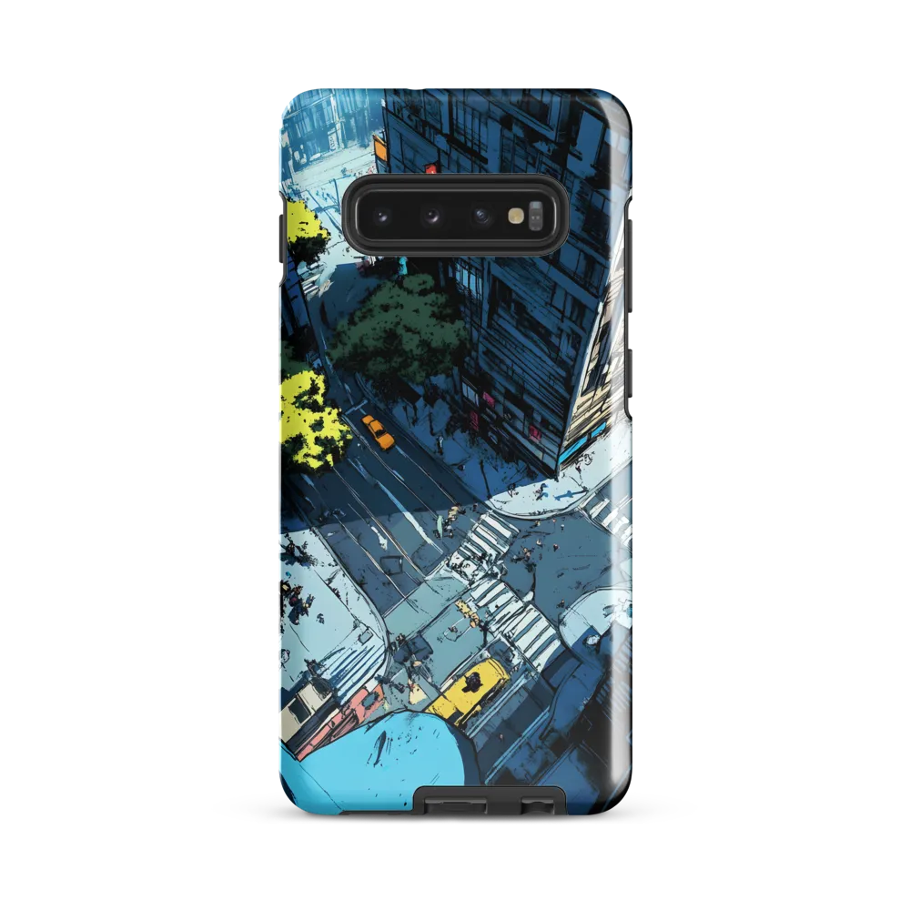 Urban Pulse: A Bird's Eye View | Phone Case |  S10 Plus | Tough Case | Glossy