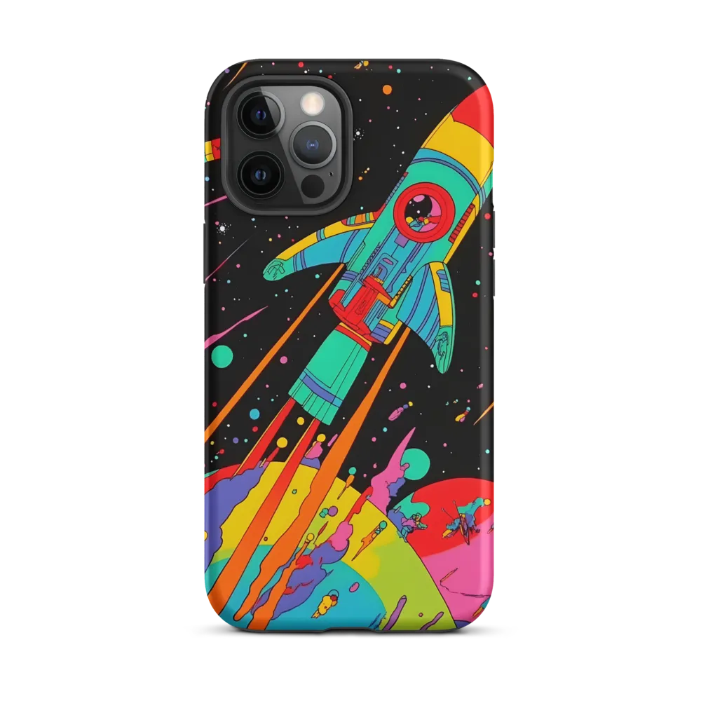 Cosmic Voyage: The Neon Lift-Off