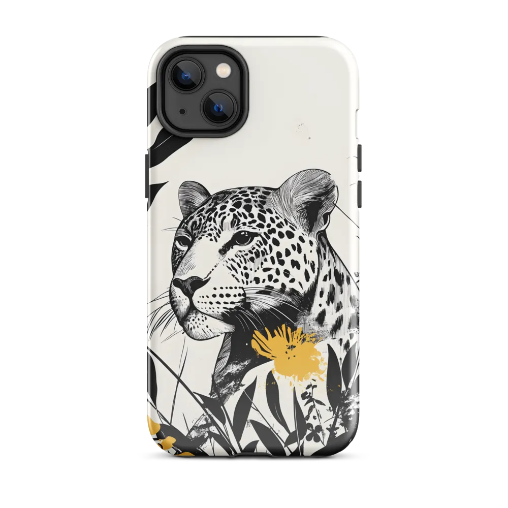 Majestic Leopard Amongst Flora