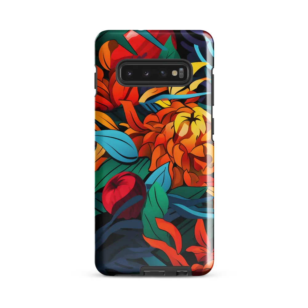 Tropical Harmony | Phone Case |  S10 Plus | Tough Case | Glossy