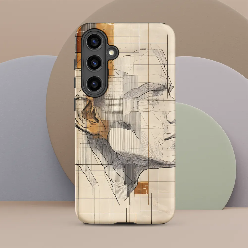 Geometric Reverie | Phone Case |  S24 Plus | Tough Case | Matte