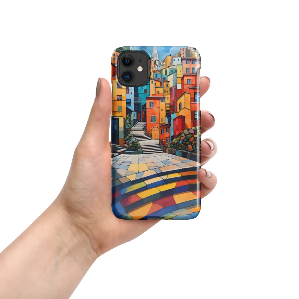 Vibrant Village: A Cubist Journey