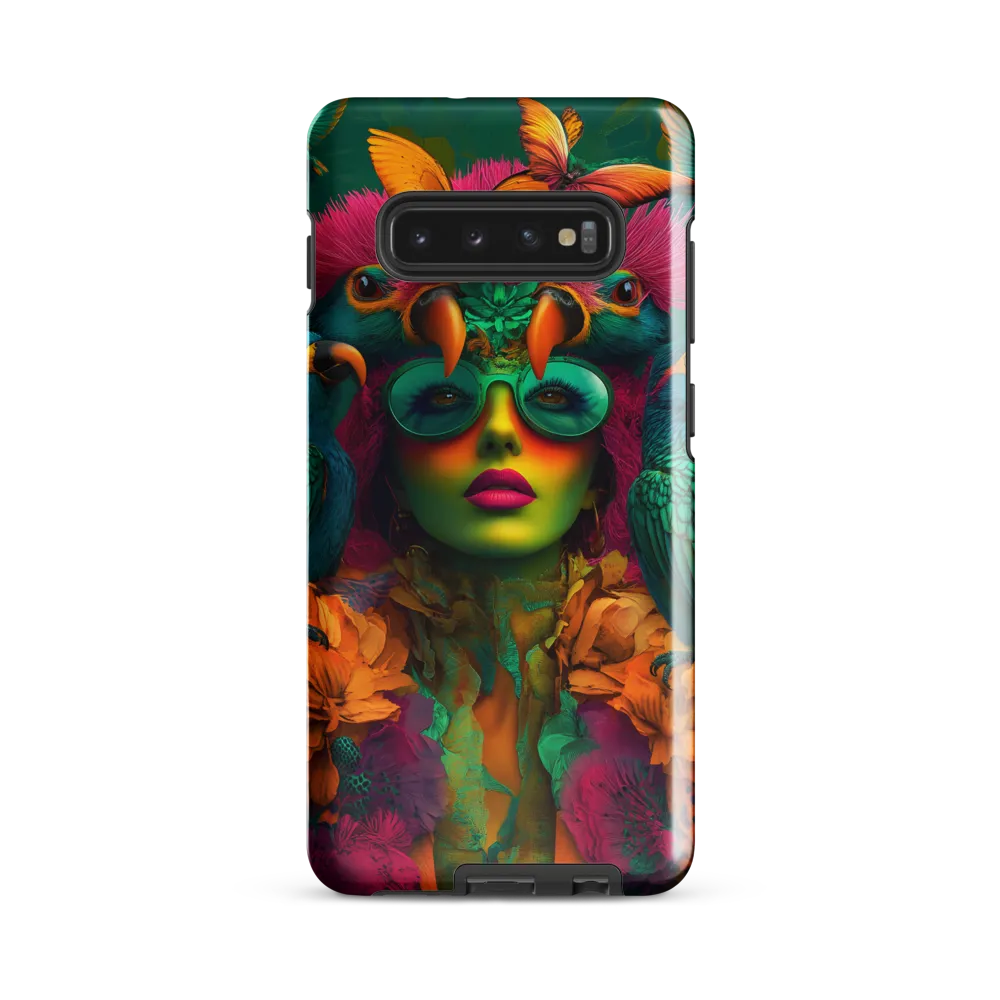 Tropical Reverie | Phone Case |  S10 Plus | Tough Case | Glossy