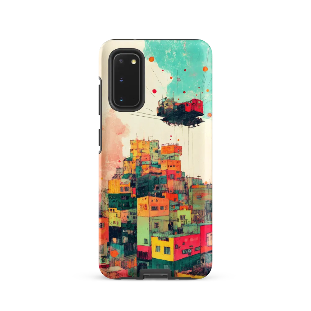 Whimsical Cityscape: A Surreal Journey | Phone Case |  S20 | Tough Case | Matte