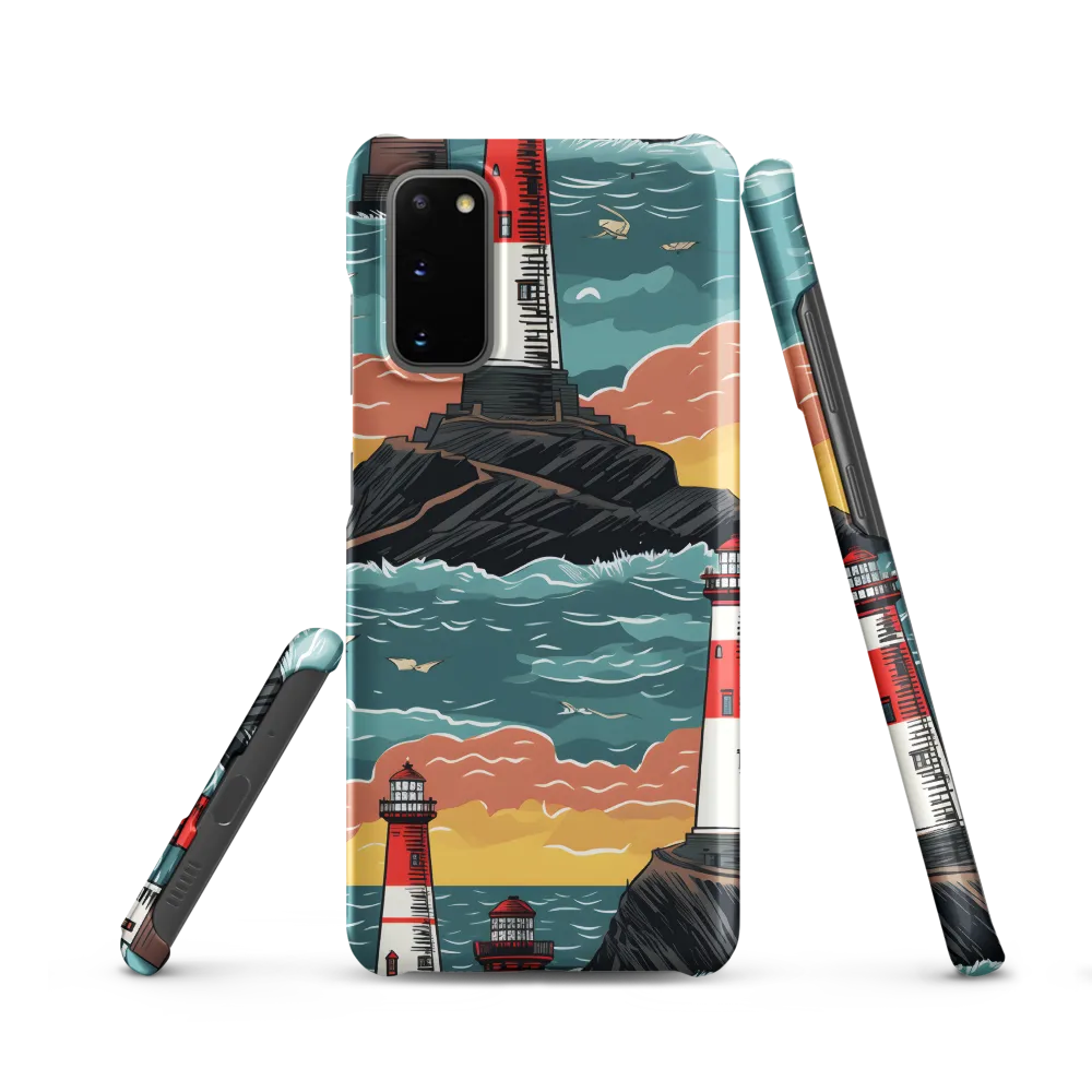 Lighthouses in a Whimsical Ocean
