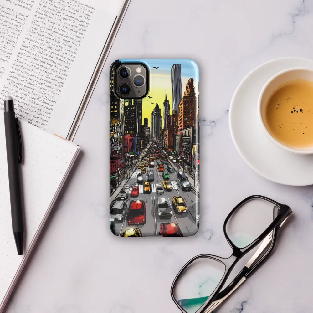 City Pulse at Dusk | Phone Case |  11 Pro Max | Snap Case | Glossy