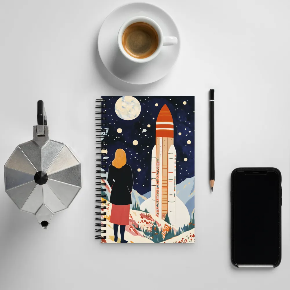 Journey to the Stars | Spiral Notebook