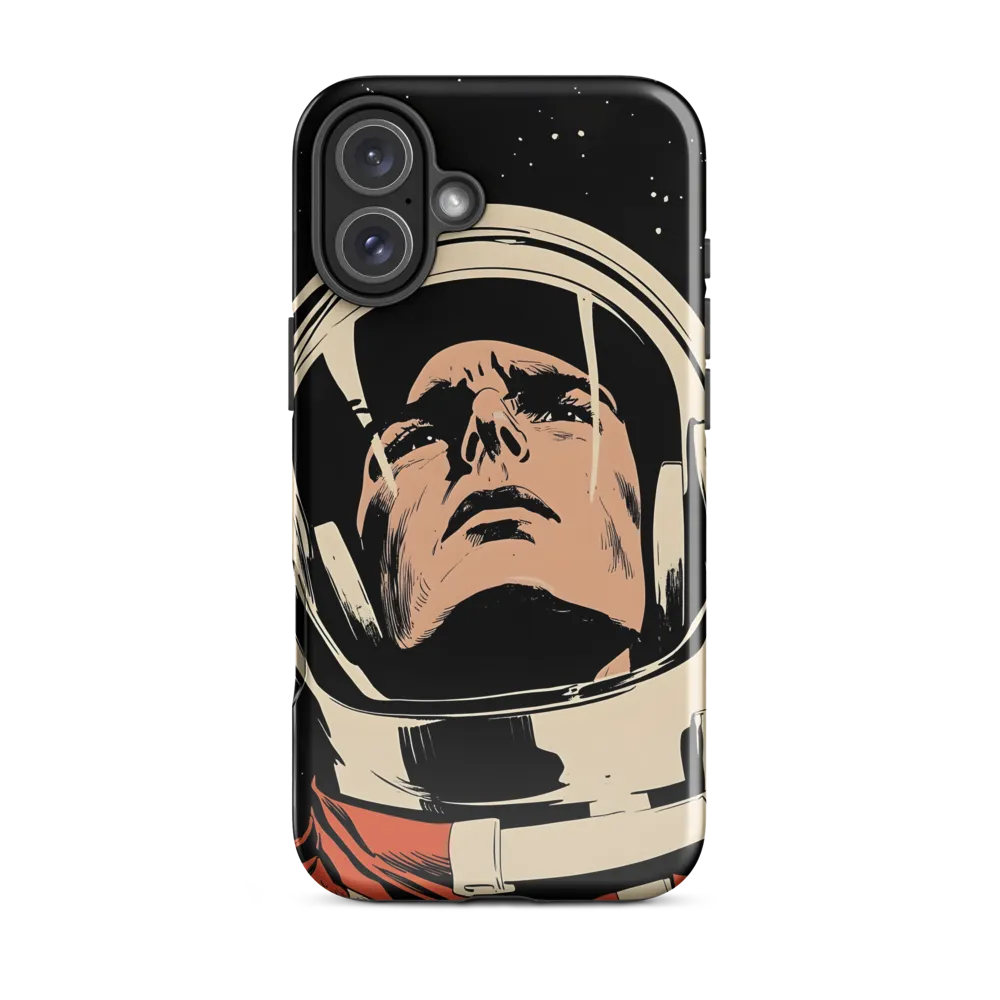 Gaze of the Astronaut | Phone Case |  16 Plus | Tough Case | Glossy