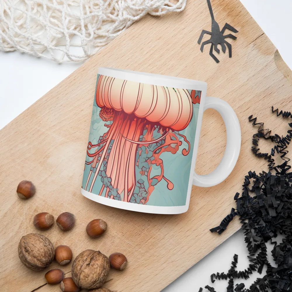 Ethereal Dance of Jellyfish | Mugs | Multiple Sizes & Colors