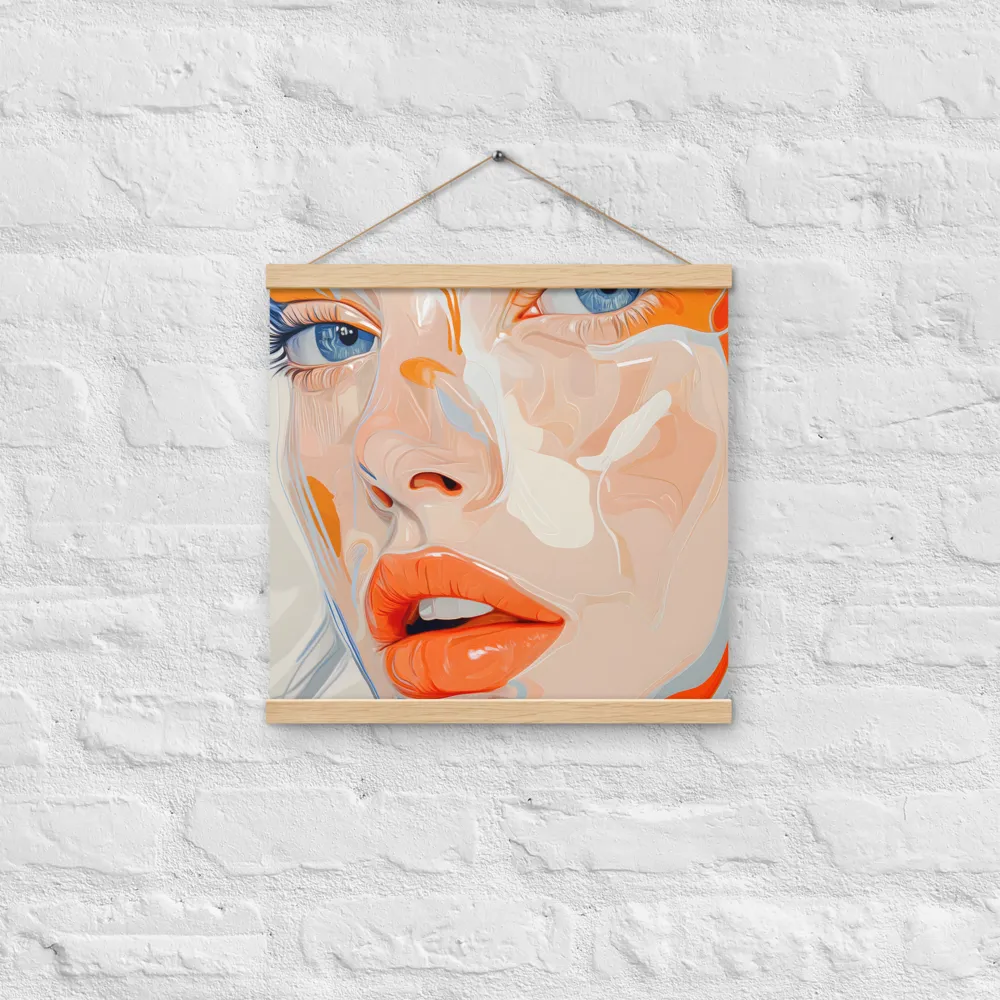 Ethereal Expressions | Poster With Oak Wood Hanger | 16″×16″