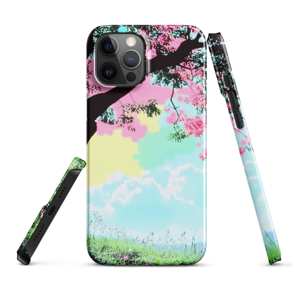Pastel Dreams: A Surreal Tree Landscape
