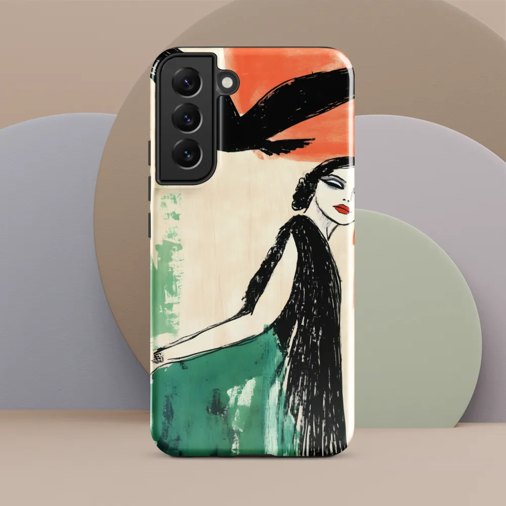 Elegance in Flight | Phone Case |  S22 Plus | Tough Case | Glossy