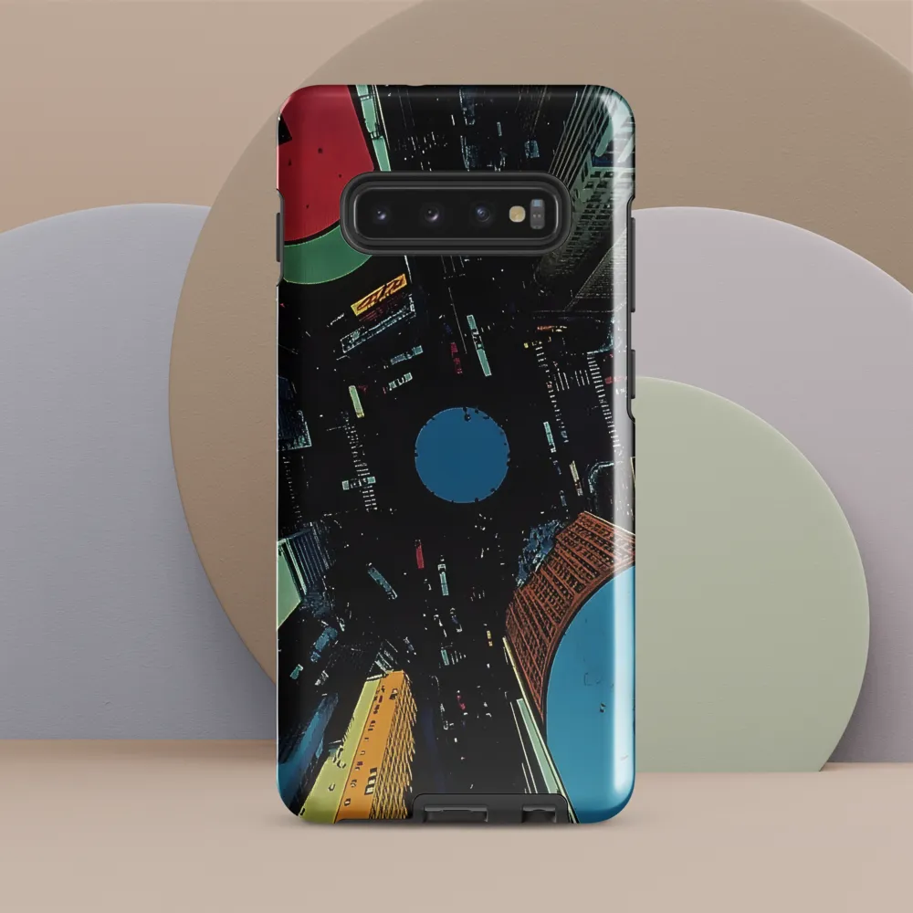 Vibrant Urban Symphony | Phone Case |  S10 Plus | Tough Case | Glossy