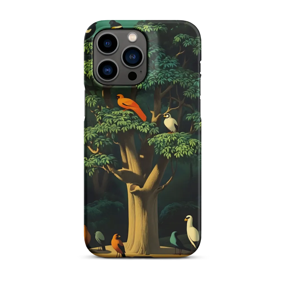 Harmony in Color: A Surreal Bird Symphony