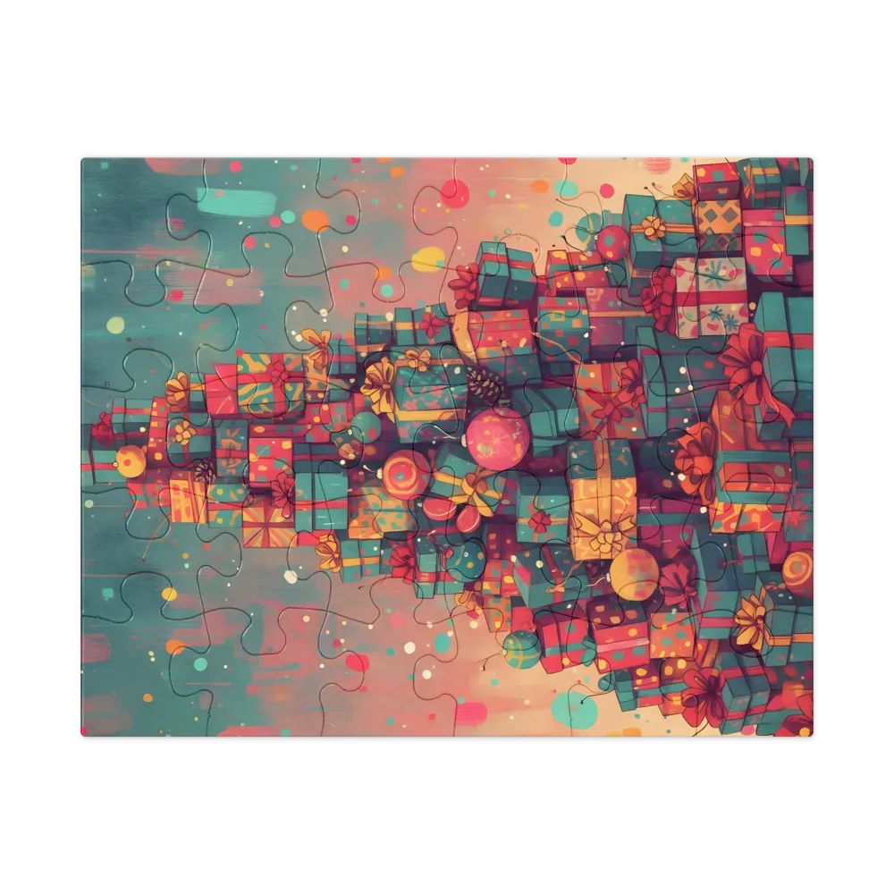 Gift Tree 
 Jigsaw Puzzle in Tin Box