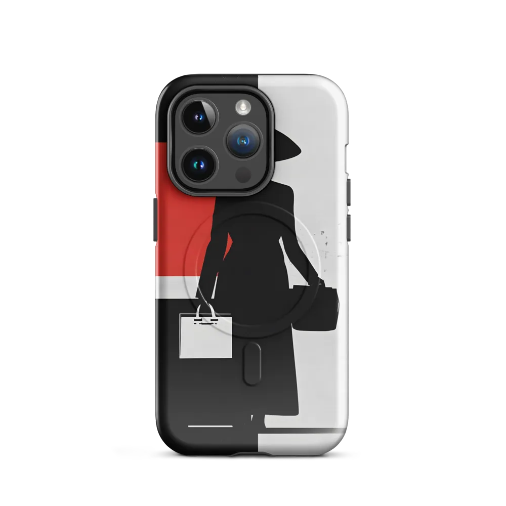 Silhouette of Elegance | Phone Case |  14 Pro | MagSafe® Tough Case | Glossy