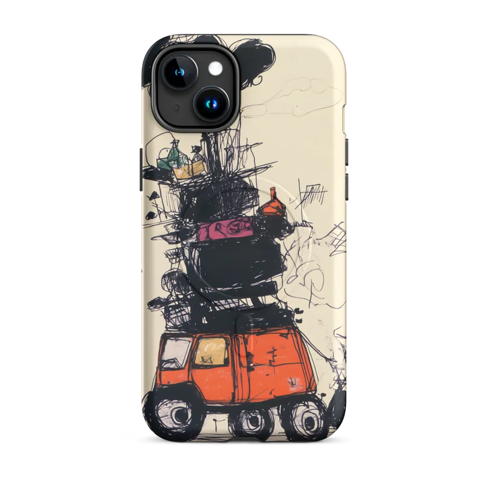 The Whimsical Hauler | Phone Case |  15 Plus | MagSafe® Tough Case | Matte