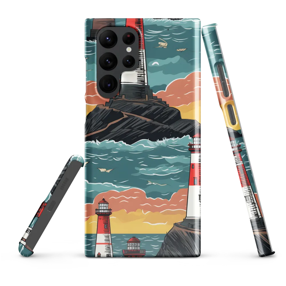 Lighthouses in a Whimsical Ocean