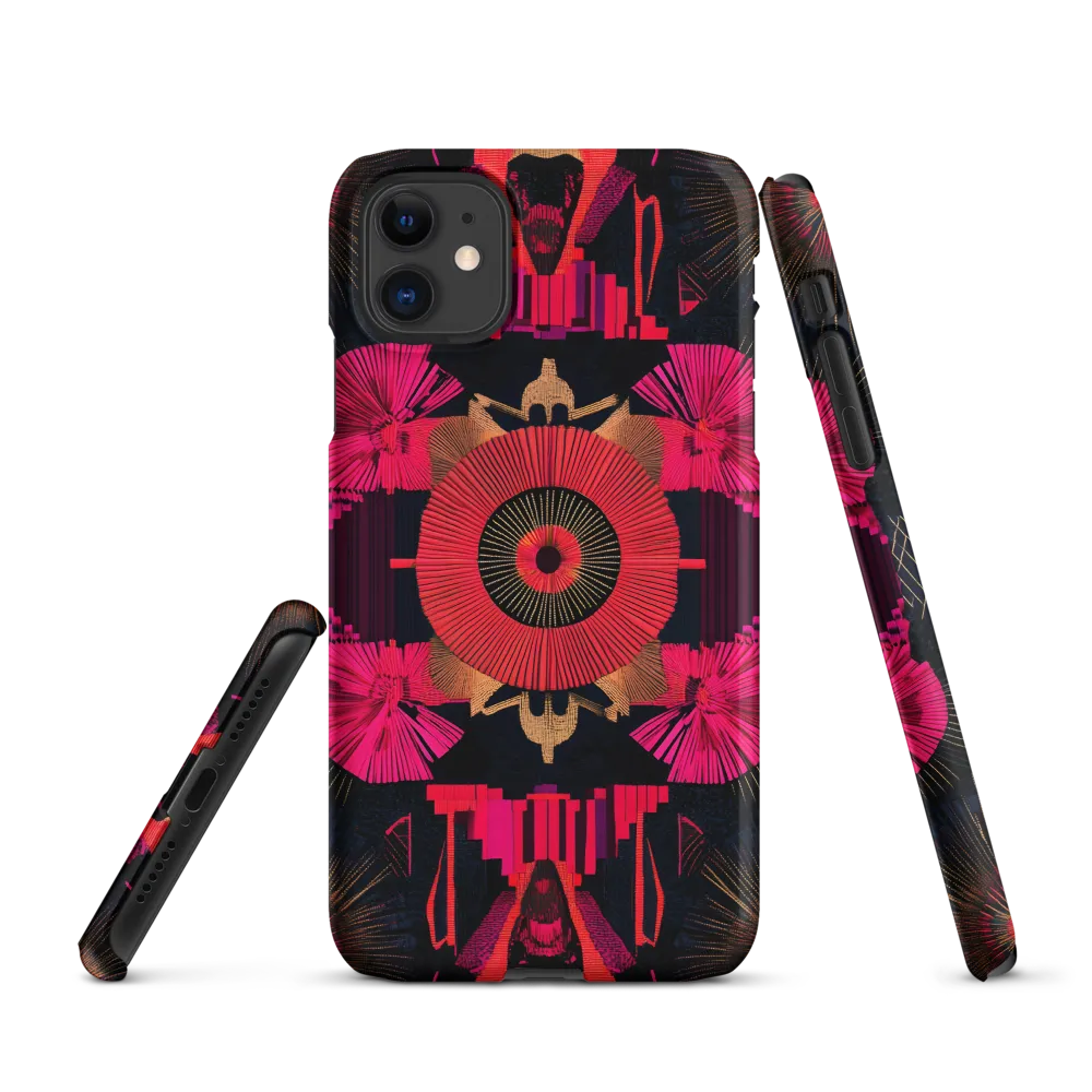 Dynamic Geometric Symphony | Phone Case |  11 | Snap Case | Matte
