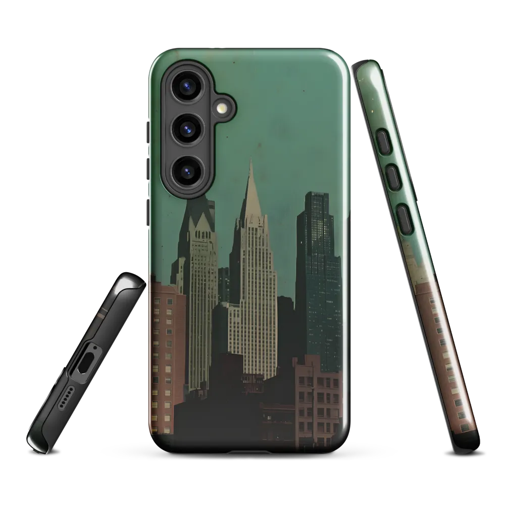 Urban Nostalgia: A Retro Cityscape