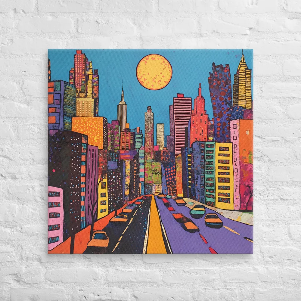 Urban Vibrance: A Pop Art Cityscape | Art Print