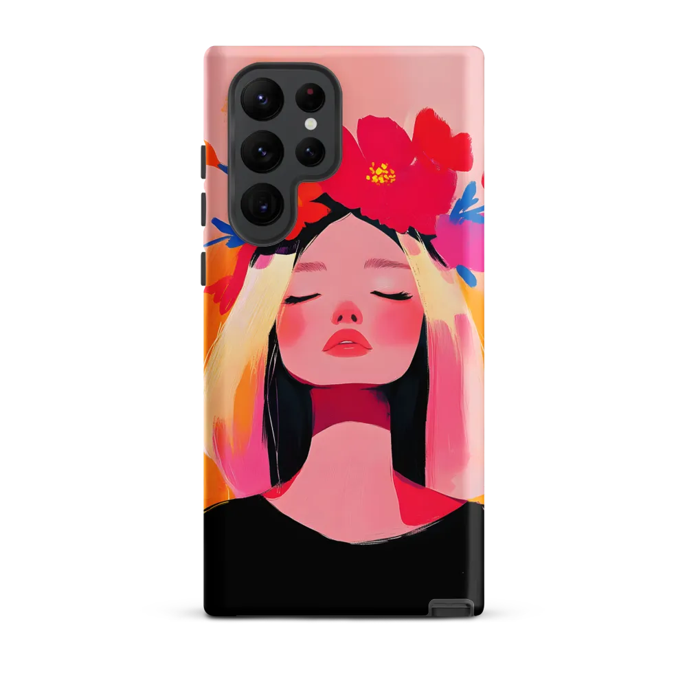 Floral Serenity | Phone Case |  S22 Ultra | Tough Case | Matte