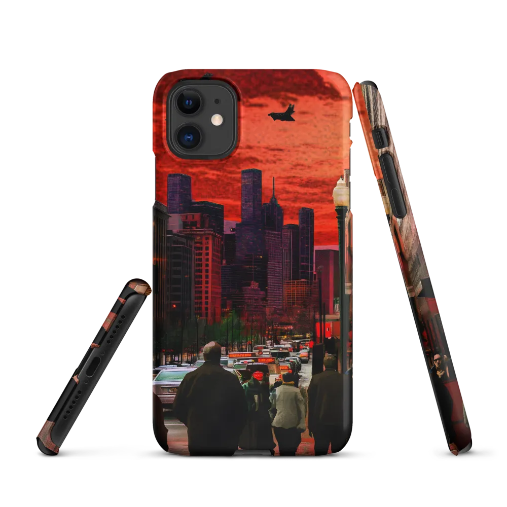Urban Reverie: Stratospheric Shadows | Phone Case |  11 | Snap Case | Matte
