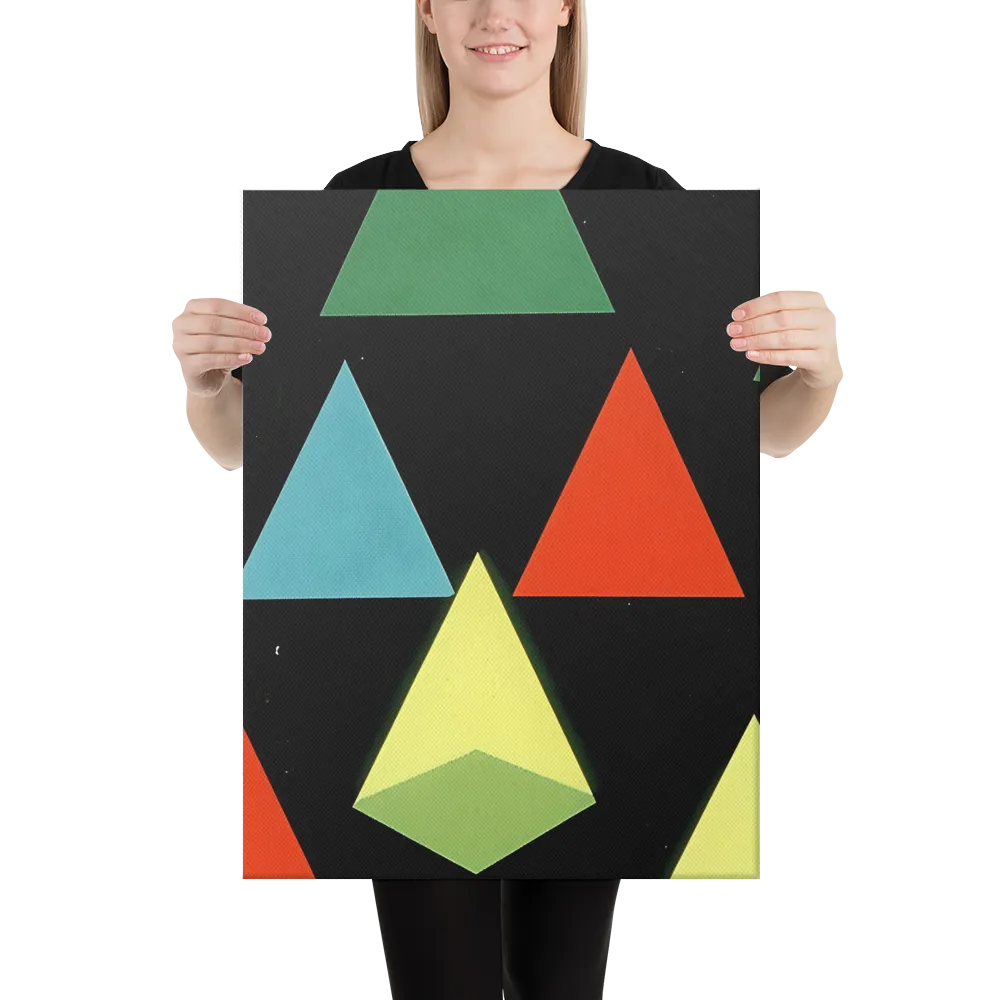 Geometric Harmony in Color | Canvas | 18″×24″