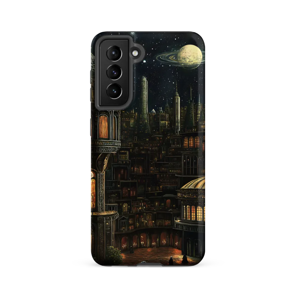Celestial Enigma: A Surreal Cityscape