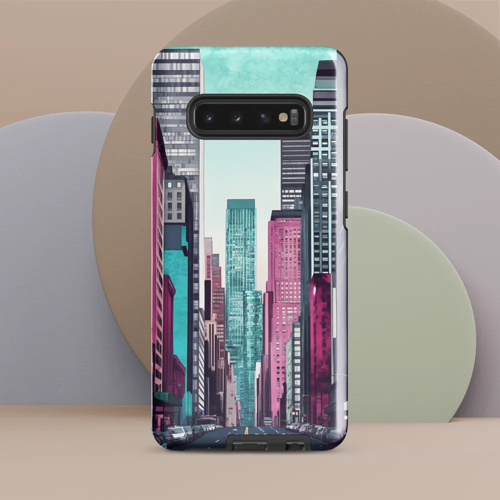 Urban Vibes: A Modern Cityscape | Phone Case |  S10 Plus | Tough Case | Glossy