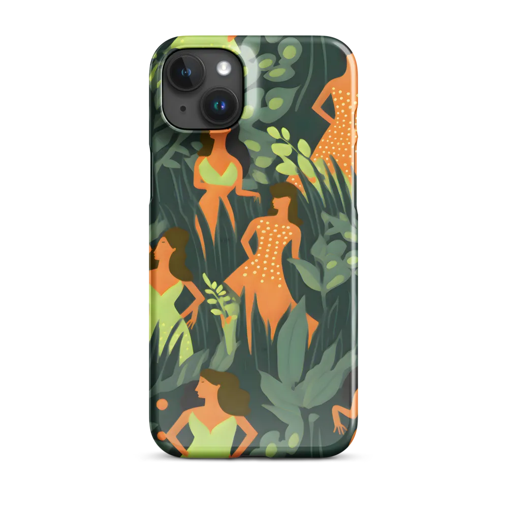Playful Harmony in Patterns | Phone Case |  15 Plus | Snap Case | Glossy