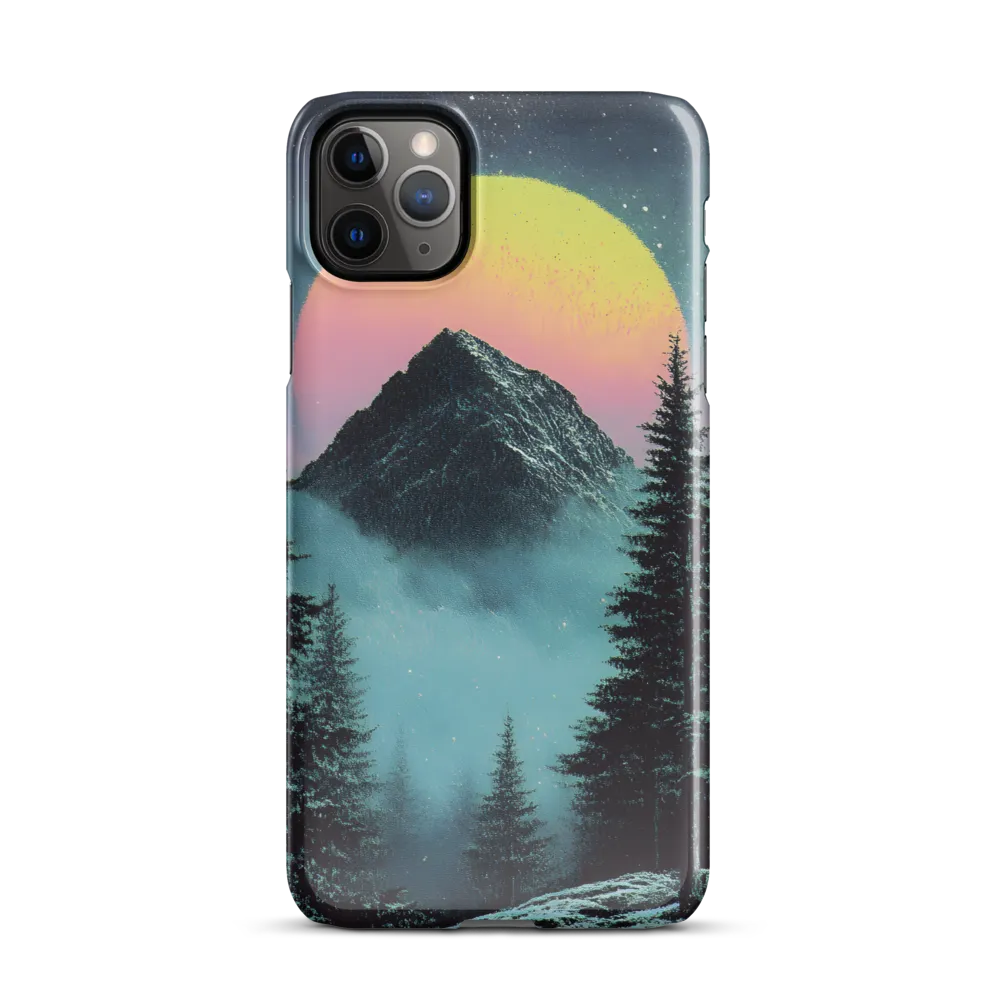 Ethereal Peaks Under Celestial Lights | Phone Case |  11 Pro Max | Snap Case | Glossy