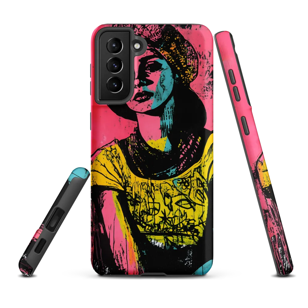 Urban Elegance: A Graffiti Portrait