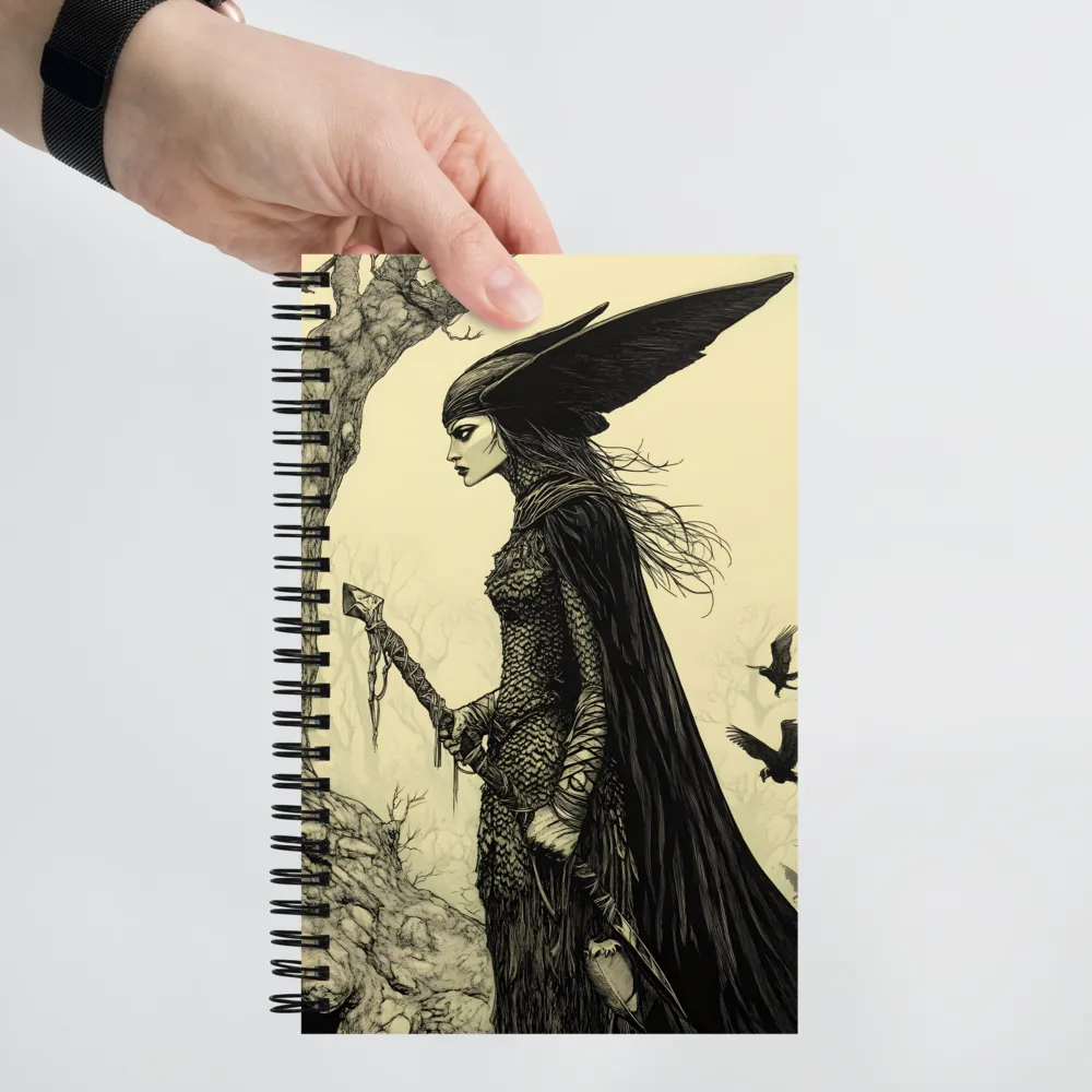 The Mystical Sentinel | Spiral Notebook