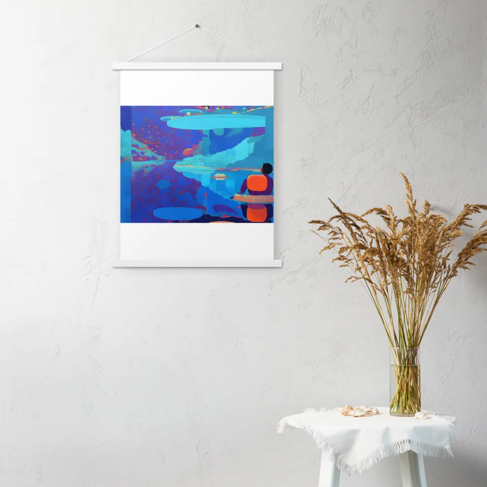Reflections of Serenity | Poster With White Wood Hanger | 18″×24″