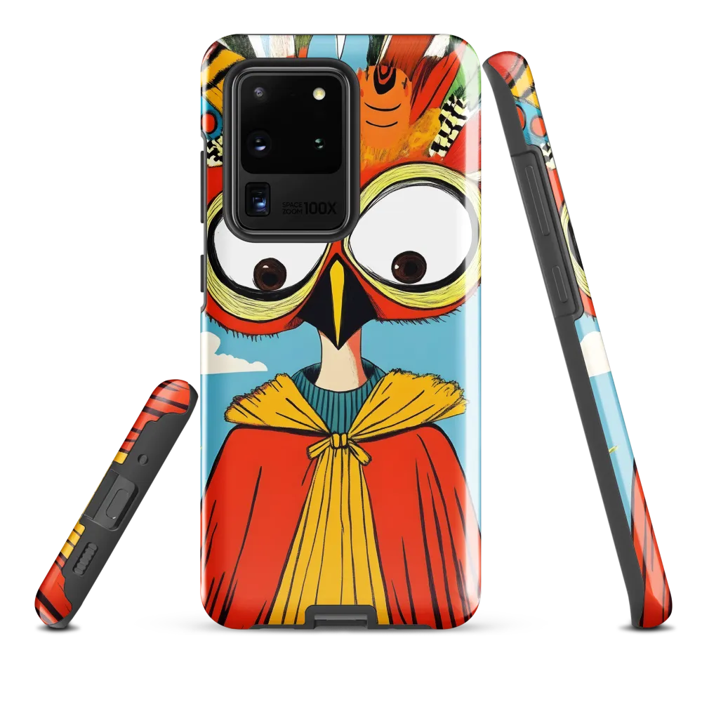 A Whimsical Encounter: The Owl-Human Fusion