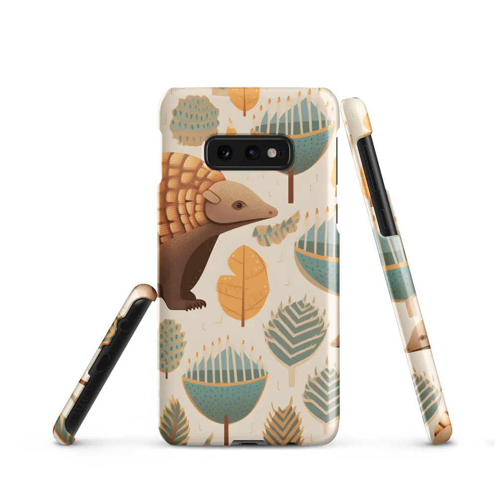 Pangolins in a Whimsical Habitat