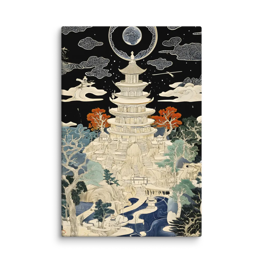 Whispers of the Pagoda | Canvas | 16″×24″