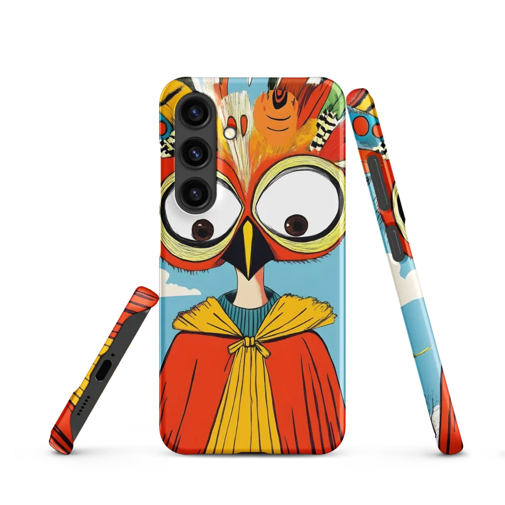 A Whimsical Encounter: The Owl-Human Fusion